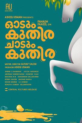 一匹马奔跑，一匹马跳跃